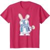image:imageStar Wars R2D2 Droid Cute Pastel Easter Bunny Costume amp Egg TShirtRed Heather