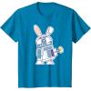 image:imageStar Wars R2D2 Droid Cute Pastel Easter Bunny Costume amp Egg TShirtSapphire Blue