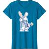 image:imageStar Wars R2D2 Droid Cute Pastel Easter Bunny Costume amp Egg TShirtSapphire Blue