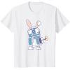 image:imageStar Wars R2D2 Droid Cute Pastel Easter Bunny Costume amp Egg TShirtWhite