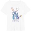 image:imageStar Wars R2D2 Droid Cute Pastel Easter Bunny Costume amp Egg TShirtWhite