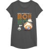 image:imageStar Wars Rise of Skywalker BB8 and DO Droid TShirtAsphalt Grey