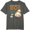 image:imageStar Wars Rise of Skywalker BB8 and DO Droid TShirtAsphalt Grey