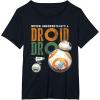 image:imageStar Wars Rise of Skywalker BB8 and DO Droid TShirtBlack
