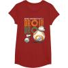 image:imageStar Wars Rise of Skywalker BB8 and DO Droid TShirtCranberry Red