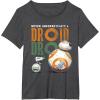 image:imageStar Wars Rise of Skywalker BB8 and DO Droid TShirtDark Heather Grey
