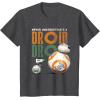 image:imageStar Wars Rise of Skywalker BB8 and DO Droid TShirtDark Heather Grey