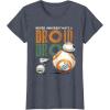 image:imageStar Wars Rise of Skywalker BB8 and DO Droid TShirtHeather Blue