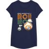 image:imageStar Wars Rise of Skywalker BB8 and DO Droid TShirtNavy Blue