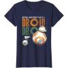 image:imageStar Wars Rise of Skywalker BB8 and DO Droid TShirtNavy Blue