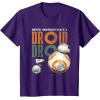 image:imageStar Wars Rise of Skywalker BB8 and DO Droid TShirtPurple