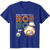 image:imageStar Wars Rise of Skywalker BB8 and DO Droid TShirtRoyal Blue