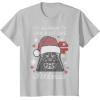 image:imageStar Wars Santa Vader A Lot Like Sithmas Christmas TShirt TShirtSilver Grey