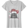 image:imageStar Wars Santa Vader A Lot Like Sithmas Christmas TShirt TShirtSilver Grey