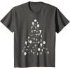 image:imageStar Wars Ship Ornaments Top Christmas Tree TShirt TShirtAsphalt Grey