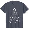 image:imageStar Wars Ship Ornaments Top Christmas Tree TShirt TShirtHeather Blue