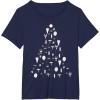 image:imageStar Wars Ship Ornaments Top Christmas Tree TShirt TShirtNavy Blue