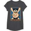 image:imageStar Wars The Force Awakens BB8 Astro Droid Poster TShirtDark Heather Grey