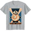 image:imageStar Wars The Force Awakens BB8 Astro Droid Poster TShirtHeather Grey