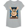 image:imageStar Wars The Force Awakens BB8 Astro Droid Poster TShirtHeather Grey