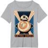 image:imageStar Wars The Force Awakens BB8 Astro Droid Poster TShirtHeather Grey