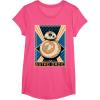 image:imageStar Wars The Force Awakens BB8 Astro Droid Poster TShirtPink Heather