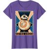 image:imageStar Wars The Force Awakens BB8 Astro Droid Poster TShirtPurple Heather