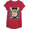 image:imageStar Wars The Force Awakens BB8 Astro Droid Poster TShirtRed Heather
