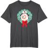 image:imageStar Wars The Force Awakens Christmas Crown BB8 Chest Logo TShirtDark Heather Grey