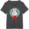 image:imageStar Wars The Force Awakens Christmas Crown BB8 Chest Logo TShirtDark Heather Grey