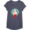 image:imageStar Wars The Force Awakens Christmas Crown BB8 Chest Logo TShirtHeather Blue