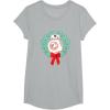image:imageStar Wars The Force Awakens Christmas Crown BB8 Chest Logo TShirtHeather Grey