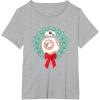 image:imageStar Wars The Force Awakens Christmas Crown BB8 Chest Logo TShirtHeather Grey