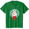 image:imageStar Wars The Force Awakens Christmas Crown BB8 Chest Logo TShirtKelly Green