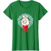 image:imageStar Wars The Force Awakens Christmas Crown BB8 Chest Logo TShirtKelly Green