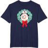 image:imageStar Wars The Force Awakens Christmas Crown BB8 Chest Logo TShirtNavy Blue