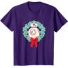 image:imageStar Wars The Force Awakens Christmas Crown BB8 Chest Logo TShirtPurple