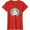 image:imageStar Wars The Force Awakens Christmas Crown BB8 Chest Logo TShirtRed