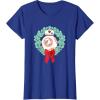 image:imageStar Wars The Force Awakens Christmas Crown BB8 Chest Logo TShirtRoyal Blue