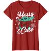 image:imageStar Wars The Mandalorian Christmas The Child Merry amp Cute TShirtCranberry Red