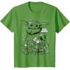 image:imageStar Wars The Mandalorian Christmas The Child Presents TShirtGrass Green