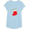 image:imageStar Wars The Mandalorian Grogu Christmas Holiday Stocking TShirtBaby Blue