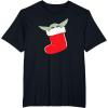 image:imageStar Wars The Mandalorian Grogu Christmas Holiday Stocking TShirtBlack