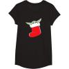 image:imageStar Wars The Mandalorian Grogu Christmas Holiday Stocking TShirtBlack