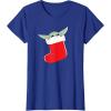 image:imageStar Wars The Mandalorian Grogu Christmas Holiday Stocking TShirtRoyal Blue