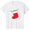 image:imageStar Wars The Mandalorian Grogu Christmas Holiday Stocking TShirtWhite