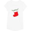 image:imageStar Wars The Mandalorian Grogu Christmas Holiday Stocking TShirtWhite