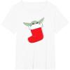 image:imageStar Wars The Mandalorian Grogu Christmas Holiday Stocking TShirtWhite