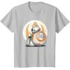 image:imageStar Wars The Rise of Skywalker BB8 DO Droid BFF TShirtSilver Grey