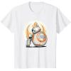 image:imageStar Wars The Rise of Skywalker BB8 DO Droid BFF TShirtWhite